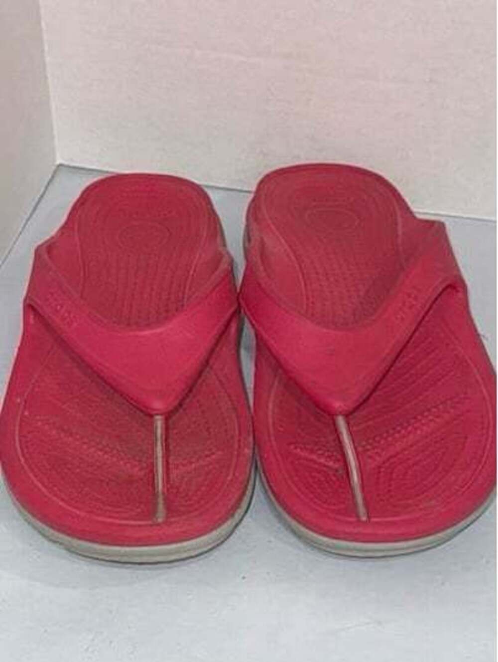 Pink Crocs Flip Flops Mens Size 8 Womens 10